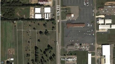 13210-13240 US-131 Hwy, Schoolcraft, MI - AERIAL  map view