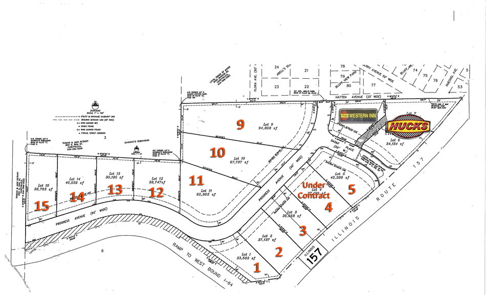 NW I-64 And IL Route 157 Interchange, Caseyville, IL for lease - Site Plan - Image 3 of 4