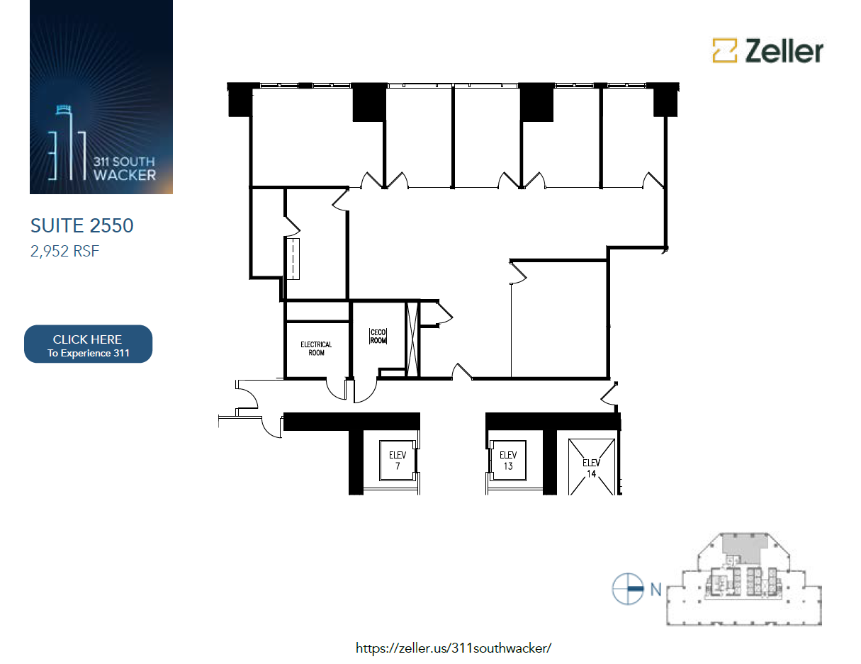 311 S Wacker Dr, Chicago, IL for lease Floor Plan- Image 1 of 1