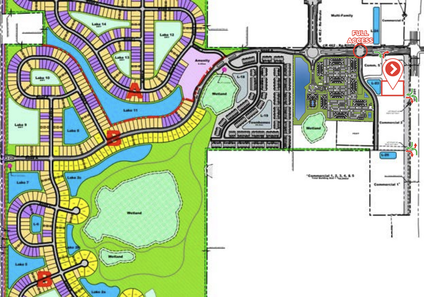 Twisted Oaks & CR 462, Wildwood, FL for lease - Site Plan - Image 2 of 4