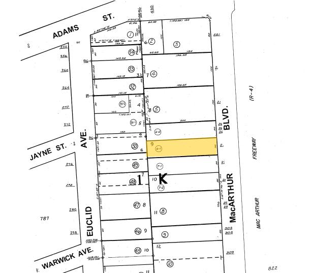 273 Macarthur Blvd, Oakland, CA for sale - Plat Map - Image 1 of 1