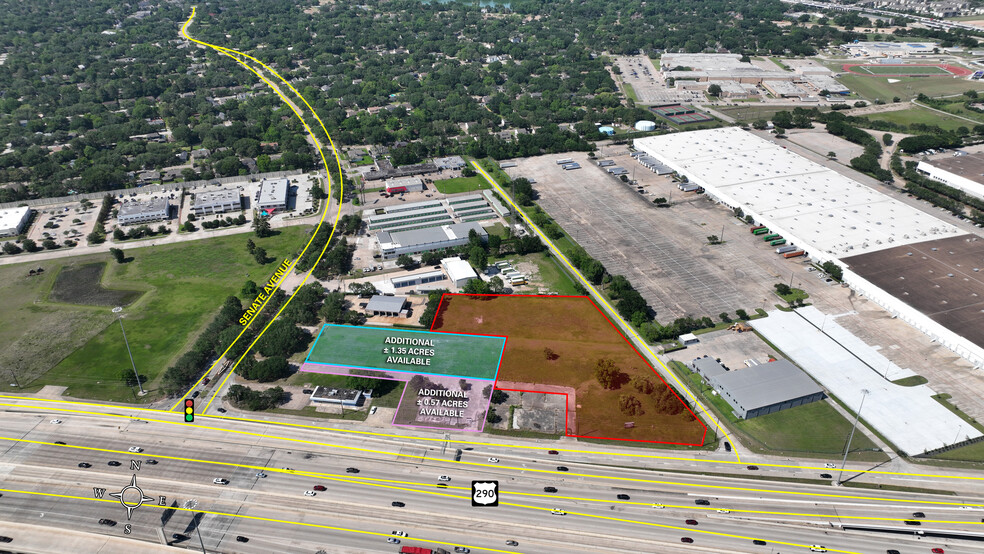 US 290 & Hillcrest Rd, Houston, TX for sale - Aerial - Image 1 of 3