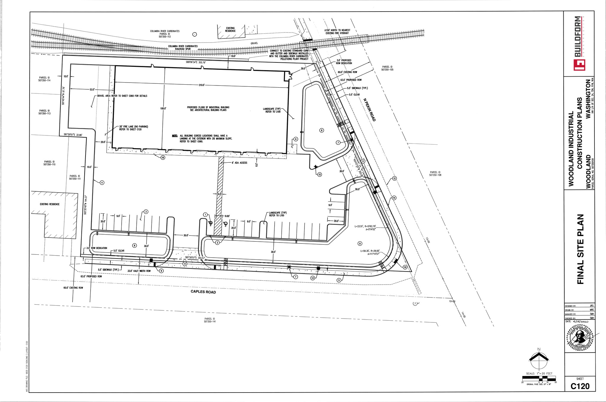 850 Caples Rd, Woodland, WA for lease Site Plan- Image 1 of 13