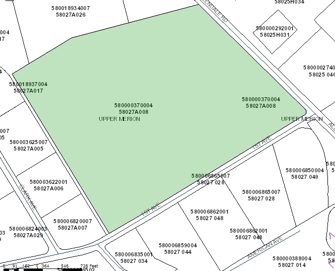 601 Allendale Rd, King Of Prussia, PA for sale - Plat Map - Image 2 of 7