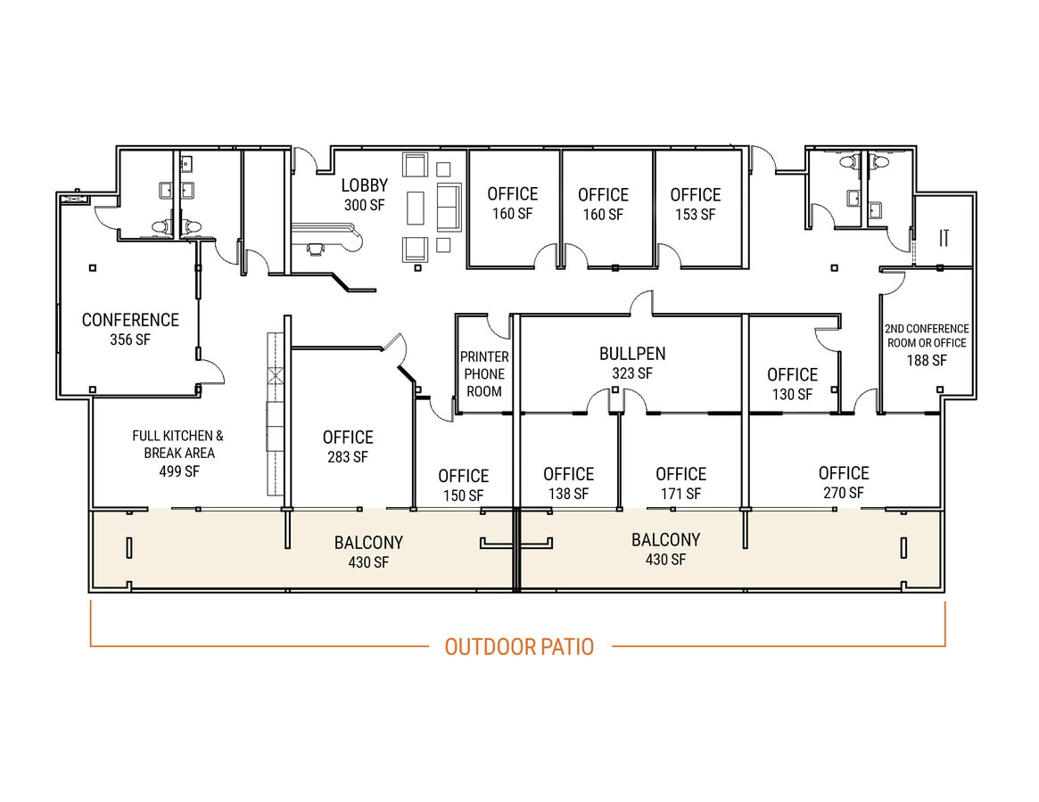 3198 Blake St, Denver, CO 80205 - Unit 222 -  - Floor Plan - Image 1 of 26