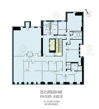 25 Flatbush Ave, Brooklyn, NY for lease Floor Plan- Image 1 of 1