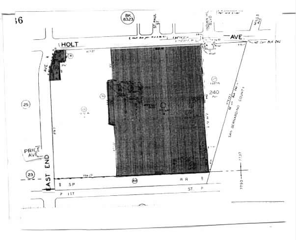 1444-1460 E Holt Ave, Pomona, CA for lease - Plat Map - Image 2 of 3