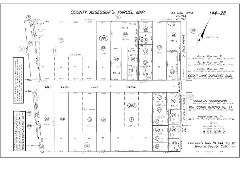 315 E Cotati Ave, Cotati, CA for lease - Plat Map - Image 3 of 3