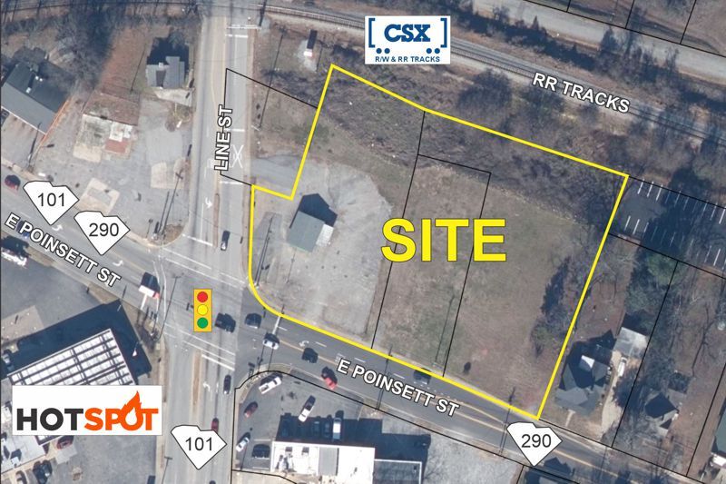 401 E Poinsett St, Greer, SC for lease - Aerial - Image 2 of 6