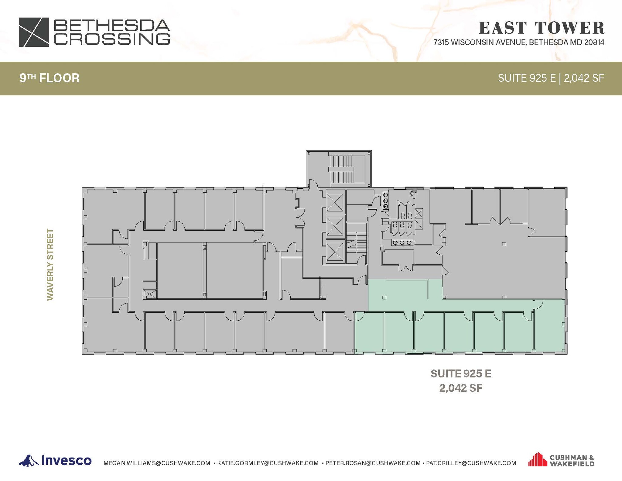 7315 Wisconsin Ave, Bethesda, MD for lease Floor Plan- Image 1 of 1