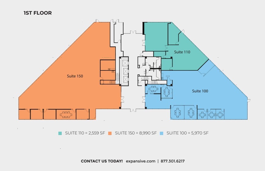 2150 N 1st St, San Jose, CA for lease Floor Plan- Image 1 of 9