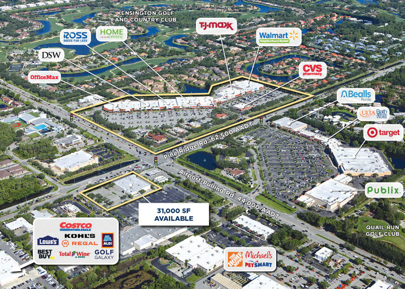 5305 Airport Pulling Rd N, Naples, FL for lease - Aerial - Image 2 of 3