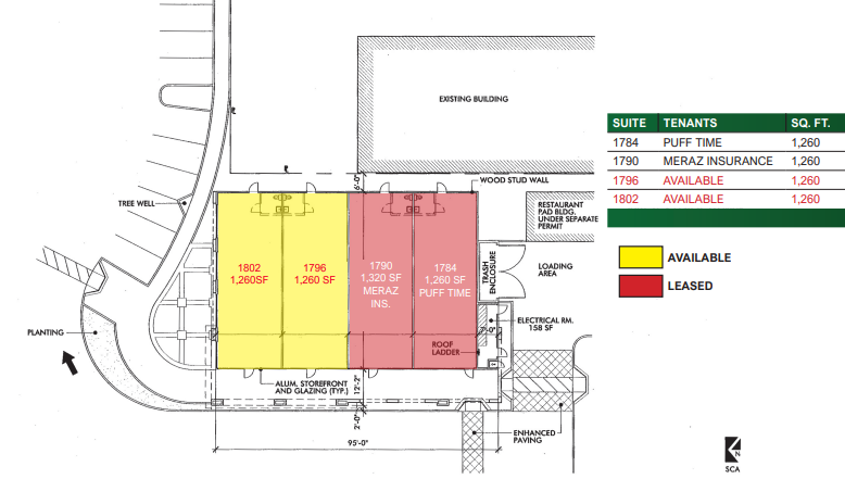 1778-1950 W Florida Ave, Hemet, CA for lease Floor Plan- Image 1 of 1