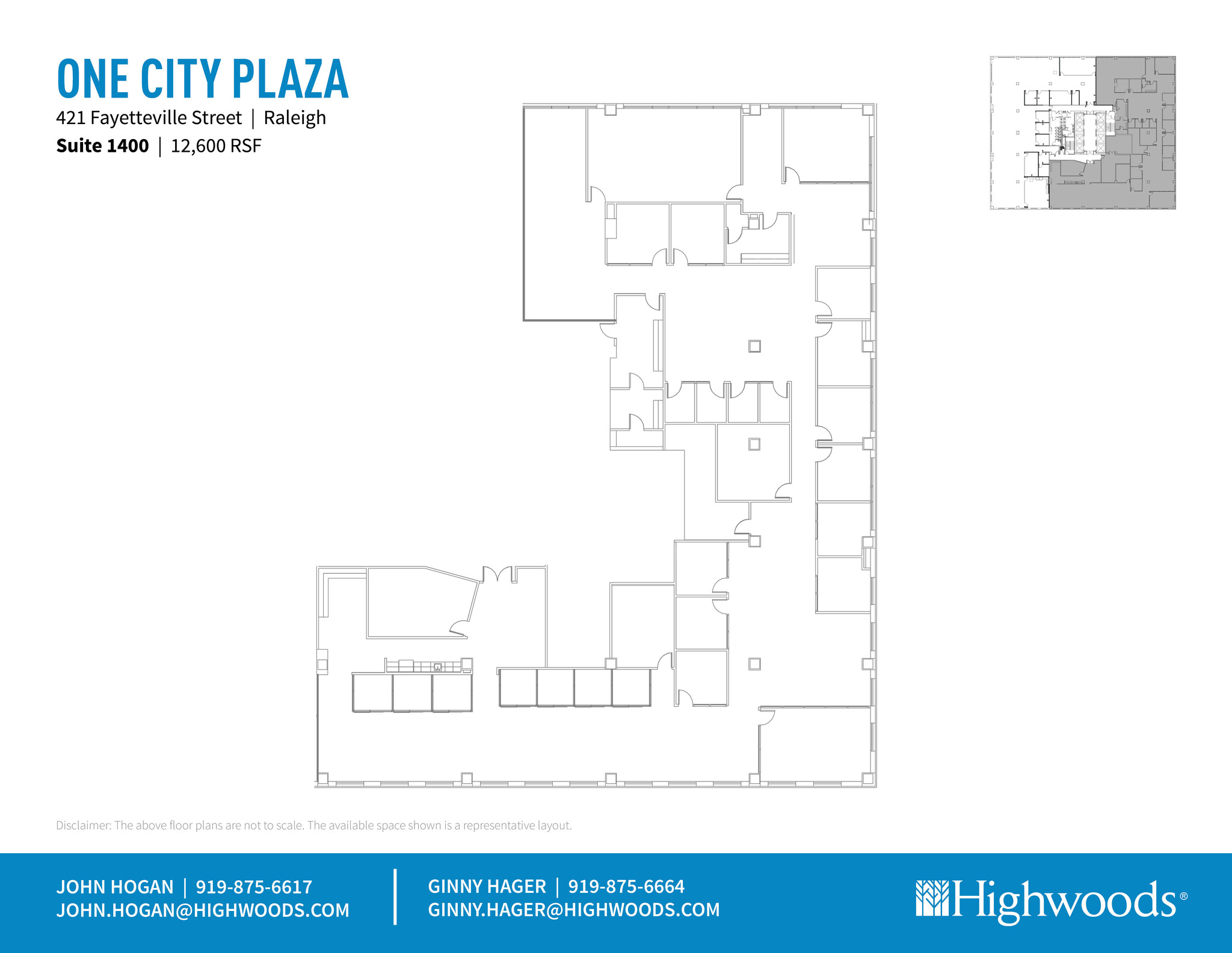 421 Fayetteville St, Raleigh, NC for lease Floor Plan- Image 1 of 1