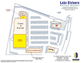 2495-2505 E Lakeshore Dr, Lake Elsinore, CA for lease Site Plan- Image 1 of 1