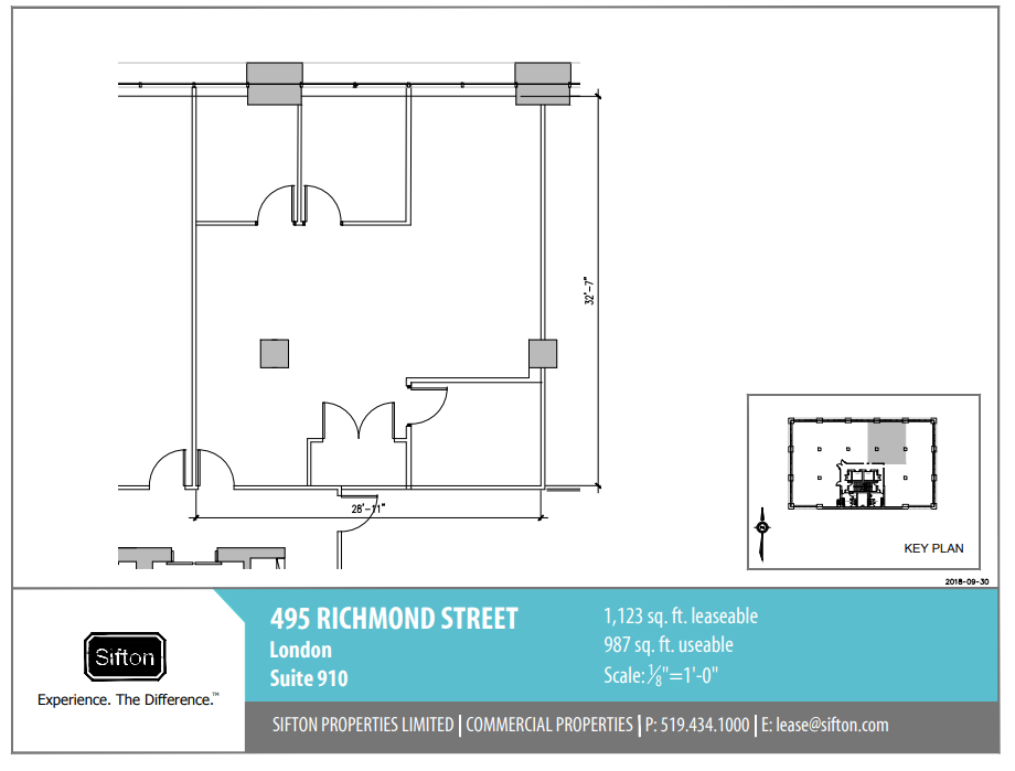 495 Richmond St, London, ON for lease Floor Plan- Image 1 of 1