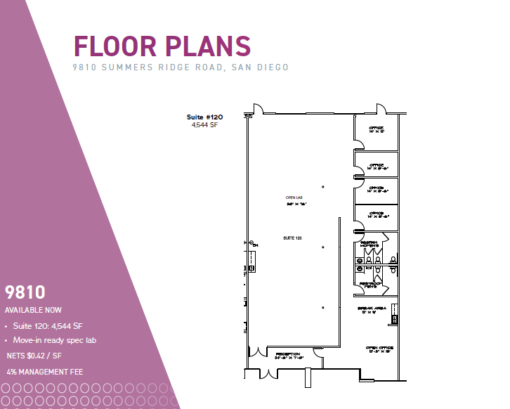 9810 Summers Ridge Rd, San Diego, CA for lease Floor Plan- Image 1 of 1