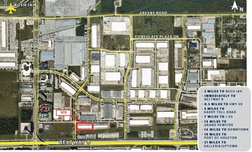 Beltway 8 @ JFK Blvd, Houston, TX for lease Aerial- Image 1 of 3