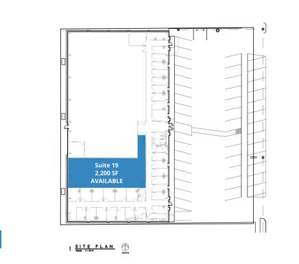 725 N Elm St, Denton, TX for lease - Floor Plan - Image 2 of 5