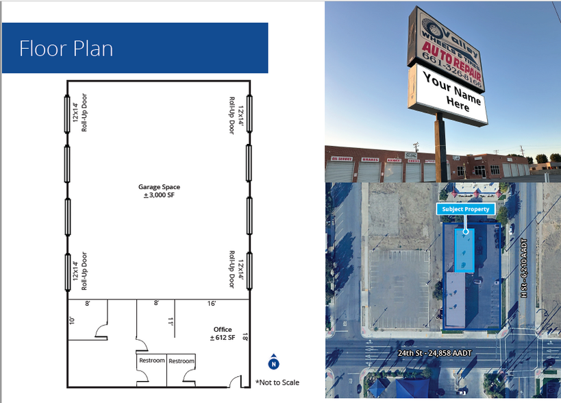 1700 24th St, Bakersfield, CA for lease - Floor Plan - Image 2 of 2