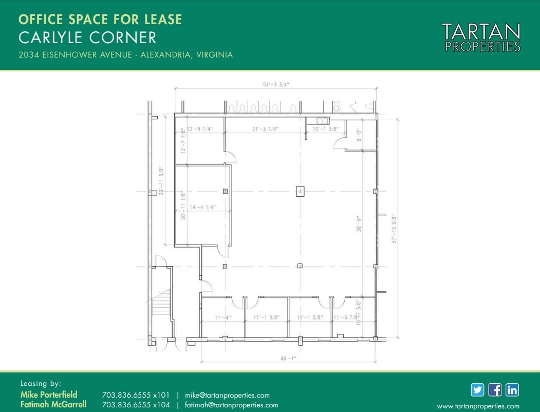 2034 Eisenhower Ave, Alexandria, VA for lease Floor Plan- Image 1 of 1