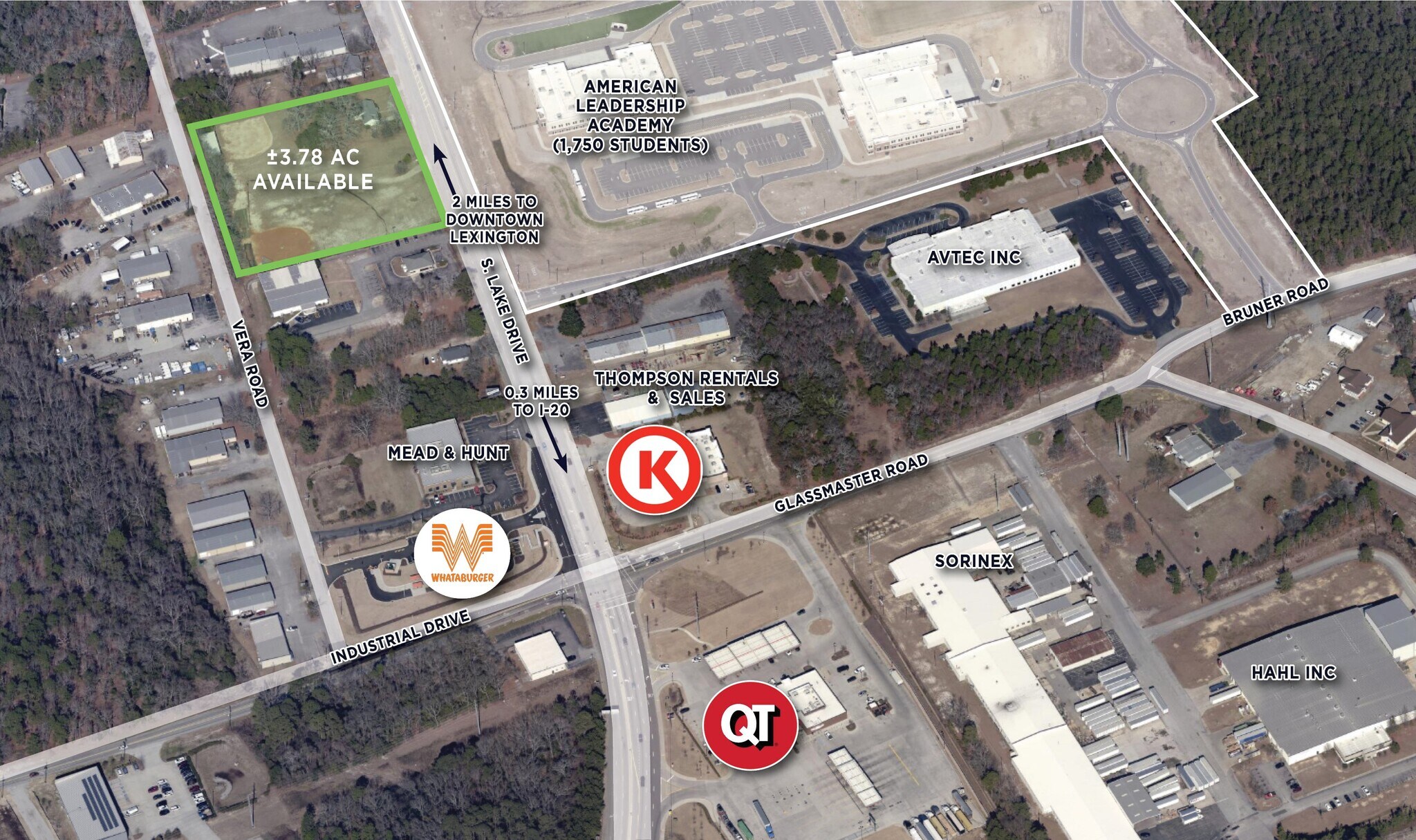 834 S Lake Dr, Lexington, SC for sale Aerial- Image 1 of 4