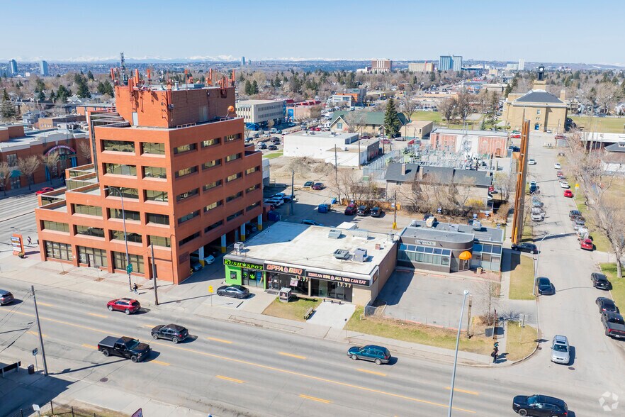 107 17 Ave NW, Calgary, AB for sale - Aerial - Image 3 of 3
