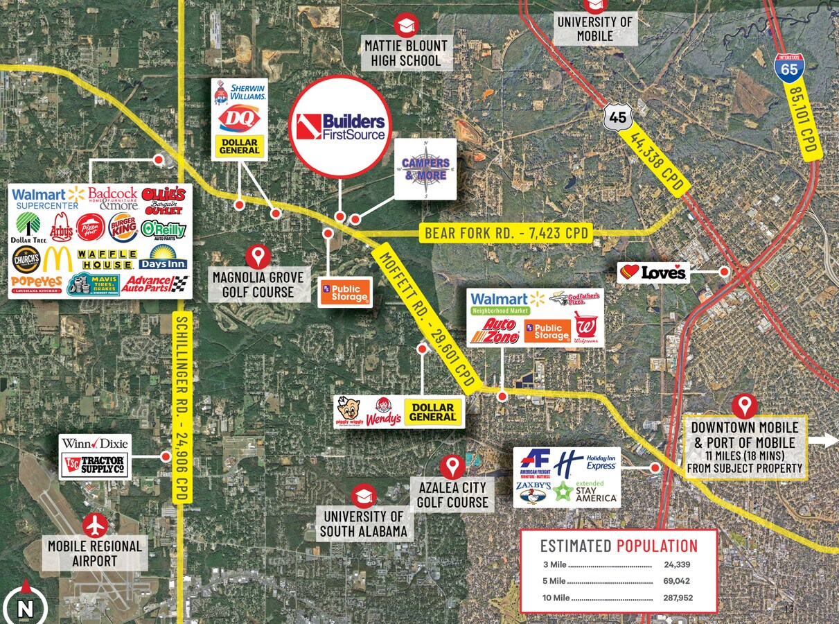 6400 Moffett Rd, Mobile, AL 36618 Builders FirstSource (Ford Lumber