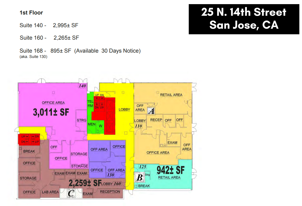 25 N 14th St, San Jose, CA for lease Floor Plan- Image 1 of 1