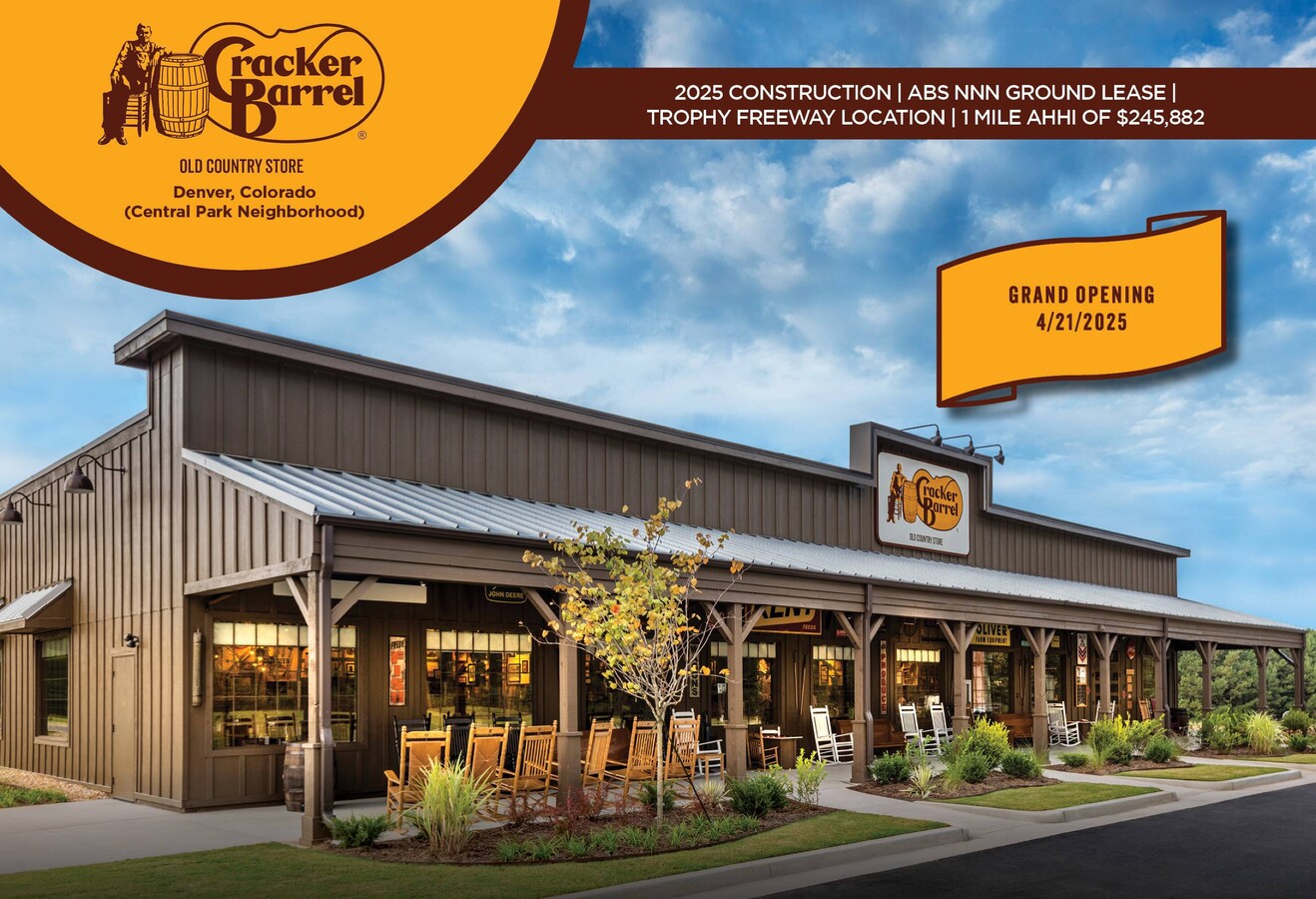 9111 E 40th Ave, Denver, CO 80238 - Cracker Barrel | LoopNet
