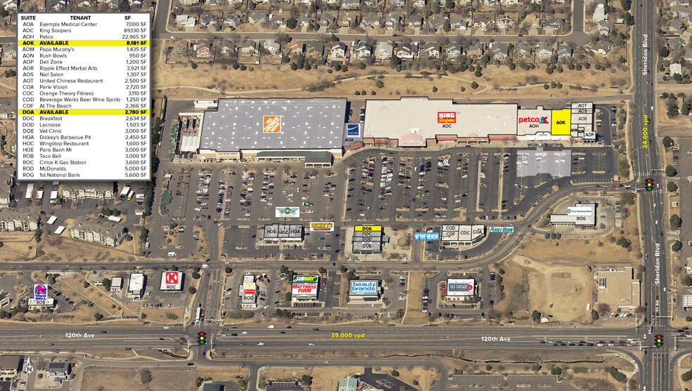 12001-12169 N Sheridan Blvd, Broomfield, CO for lease - Building Photo - Image 2 of 2