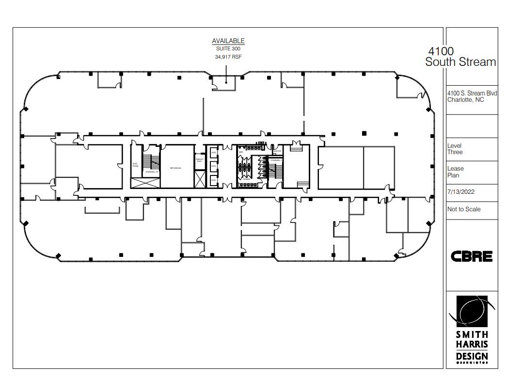 4100 S Stream Blvd, Charlotte, NC for lease Floor Plan- Image 1 of 1