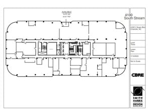 4100 S Stream Blvd, Charlotte, NC for lease Floor Plan- Image 1 of 1