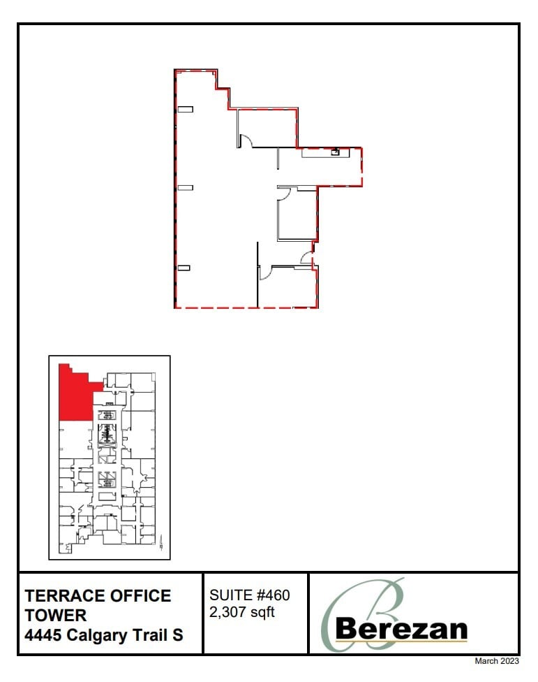 4445 Calgary Trl, Edmonton, AB for lease Floor Plan- Image 1 of 1
