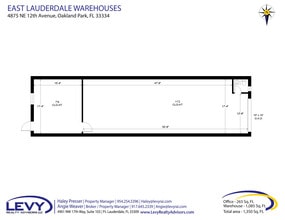 4861-4875 NE 12th Ave, Fort Lauderdale, FL for lease Floor Plan- Image 2 of 3