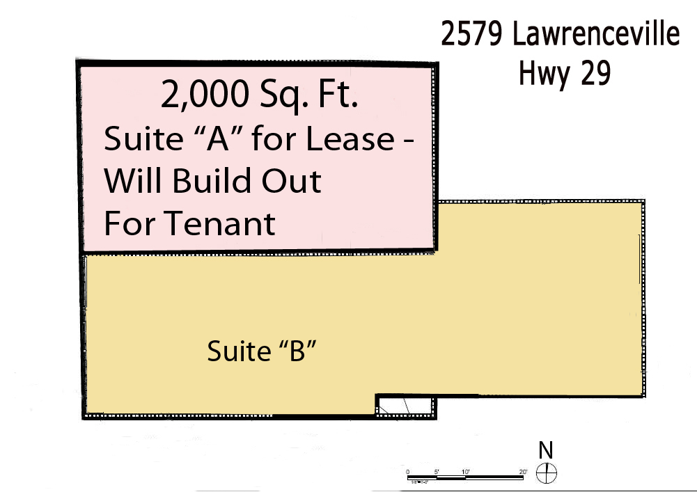 2579 Lawrenceville Hwy, Decatur, GA for lease Typical Floor Plan- Image 1 of 6