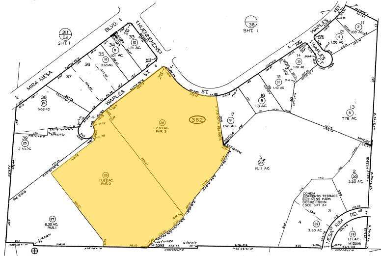 9393 Waples St, San Diego, CA for lease - Plat Map - Image 2 of 4