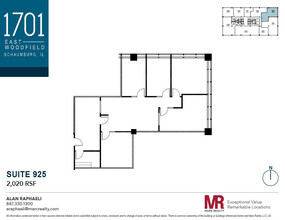 1701 E Woodfield Rd, Schaumburg, IL for lease Floor Plan- Image 1 of 1