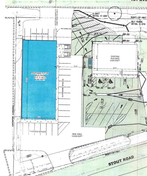 2021 Stout Rd, Menomonie, WI for lease - Site Plan - Image 2 of 3