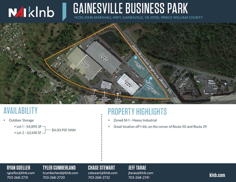 14235 John Marshall Hwy, Gainesville, VA for lease - Aerial - Image 1 of 1