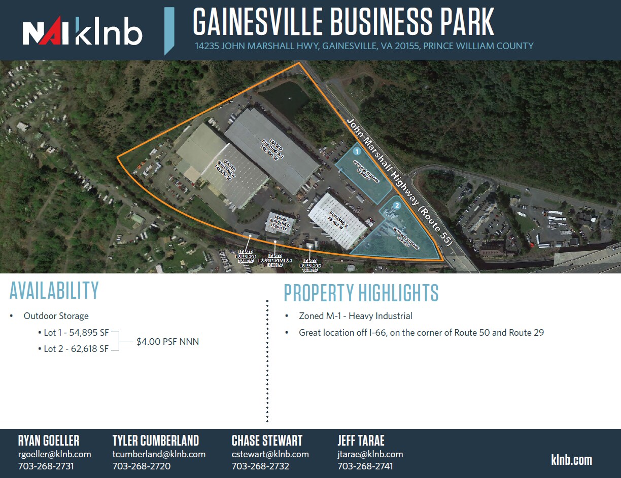 14235 John Marshall Hwy, Gainesville, VA for lease Aerial- Image 1 of 2