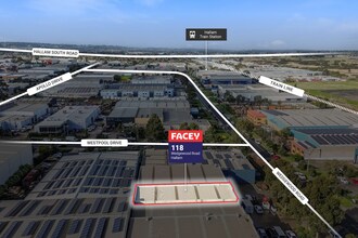 114-120 Wedgewood Rd, Hallam, VIC - Aerial  map view