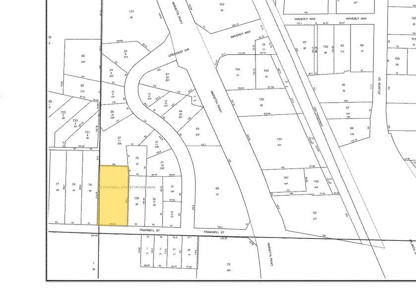 36 Trammell St SW, Marietta, GA for lease - Plat Map - Image 3 of 10