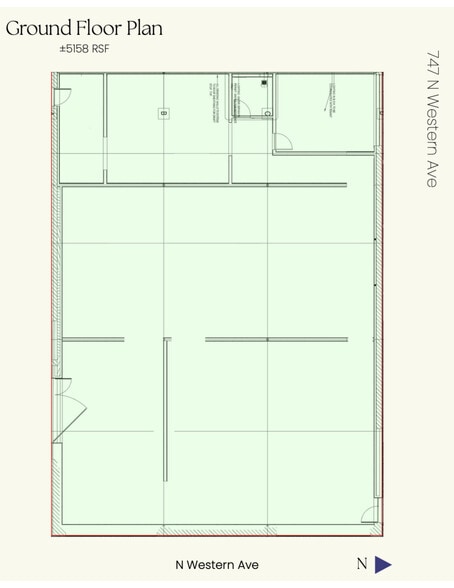 737-747 N Western Ave, Los Angeles, CA for lease - Site Plan - Image 1 of 7