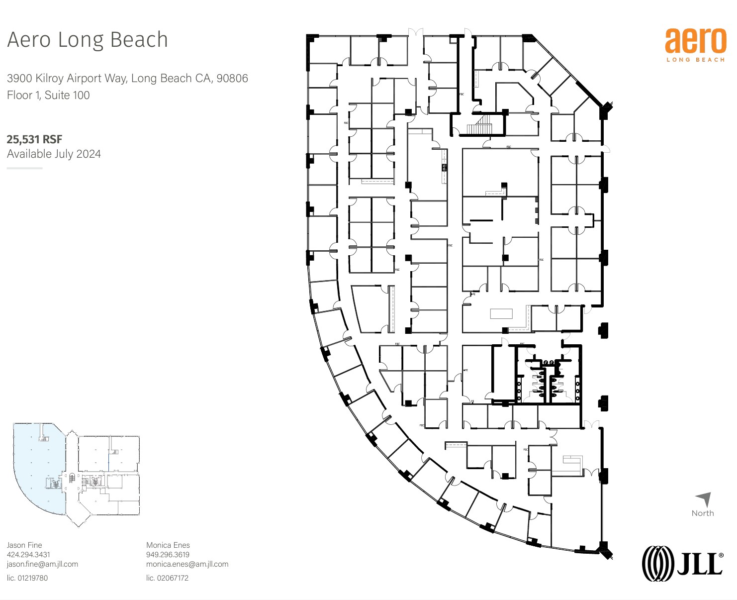 3900 Kilroy Airport Way, Long Beach, CA for lease Floor Plan- Image 1 of 1