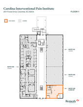 2611 Forest Dr, Columbia, SC for lease Floor Plan- Image 1 of 1