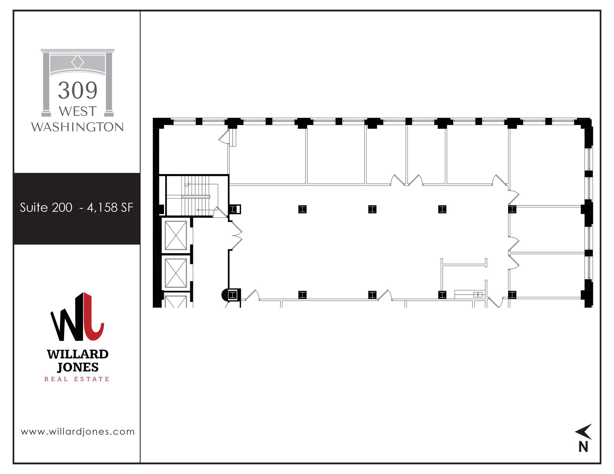 309 W Washington St, Chicago, IL for lease Floor Plan- Image 1 of 1