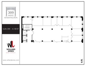 309 W Washington St, Chicago, IL for lease Floor Plan- Image 1 of 1