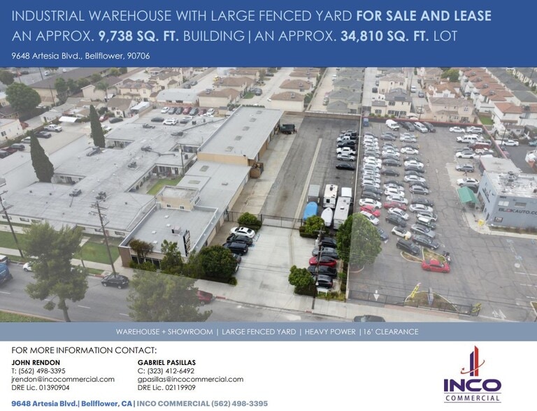 9638-9648 Artesia Blvd, Bellflower, CA for lease - Building Photo - Image 1 of 18
