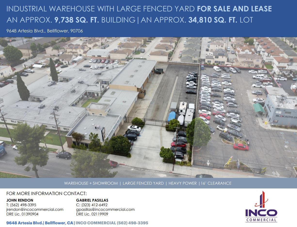 9638-9648 Artesia Blvd, Bellflower, CA for lease Building Photo- Image 1 of 19